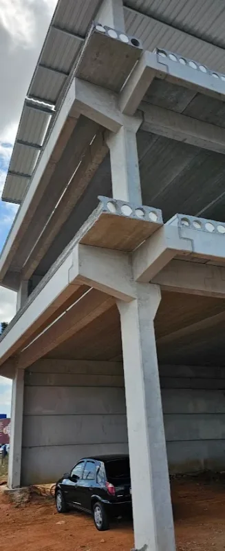 Fábrica de estruturas em concreto pré-fabricado